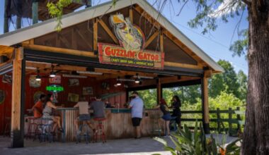 Gatorland opens new Guzzlin' Gator beverage barn with exclusive brew