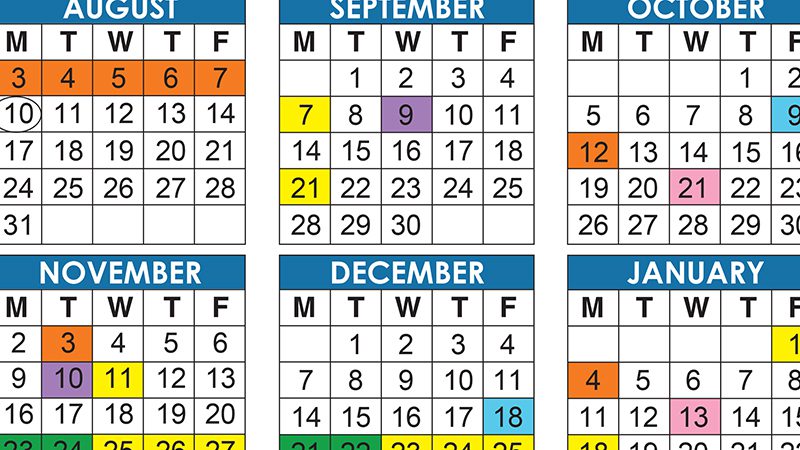 Official 2026/27 Broward County Public Schools Color Calendar – Coral Springs Talk