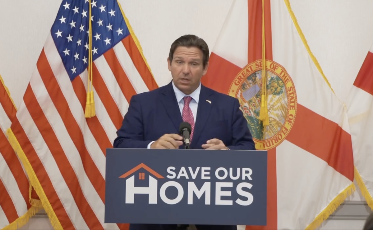 DeSantis says his plan would cut property taxes for 92% of homestead homes