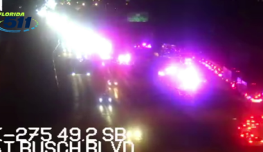 Tampa fiery crash: 1 dead, 1 seriously injured on I-275: TFR