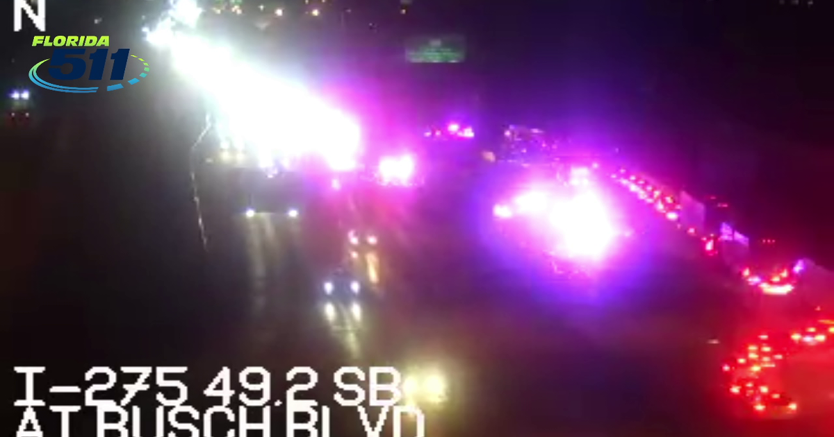 Tampa fiery crash: 1 dead, 1 seriously injured on I-275: TFR