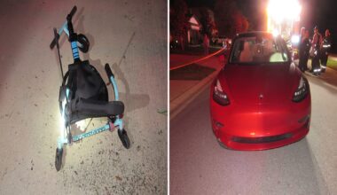 Tesla driver hits Lutz child riding scooter, causing serious injuries: FHP