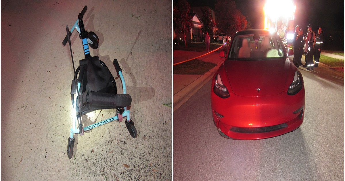 Tesla driver hits Lutz child riding scooter, causing serious injuries: FHP