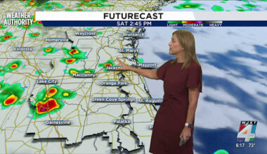 Storms, flooding possible across Southeast Georgia, Northeast Florida today