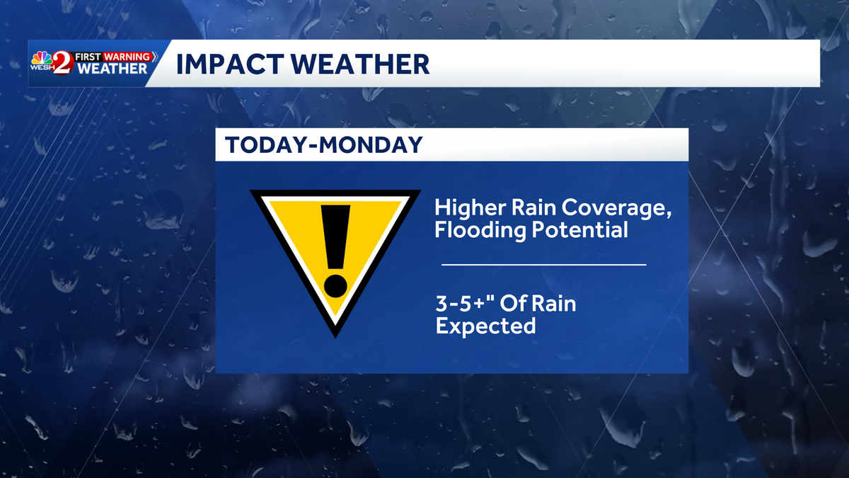 Tropical moisture fuels rain, storms in Central Florida this weekend