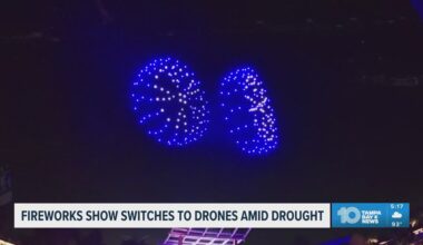 Drones to replace fireworks at Patriotic Pops Concert in Venice due to burn ban