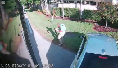 Out-of-control driver hits student Abby Westveer boarding school bus in Bonita Springs, Florida: Lee County School District video