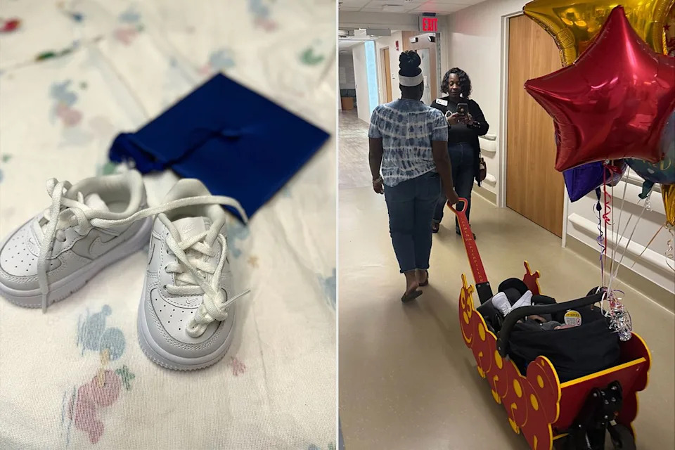 Baby Phillip's NICU graduationCredit: HCA Florida Brandon Hospital