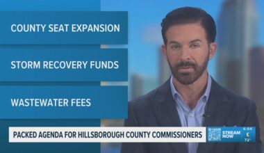 Packed agenda for Hillsborough County Commissioners in Wednesday's meeting