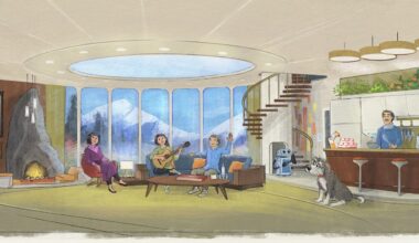 Concept art of Act 4 for the planned refurbishment of Walt Disney's Carousel of Progress. (Courtesy: Disney)