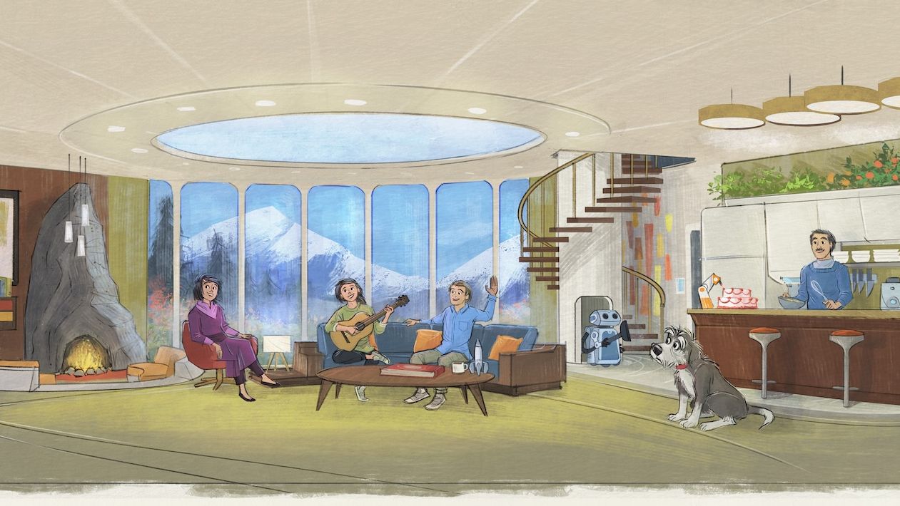Concept art of Act 4 for the planned refurbishment of Walt Disney's Carousel of Progress. (Courtesy: Disney)