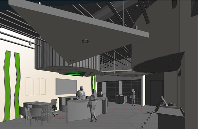 Plans for a GTE Financial office in The Palms at Gate Parkway include a graphic of the interior. Plans for a GTE Financial office in The Palms at Gate Parkway include a graphic of the interior.