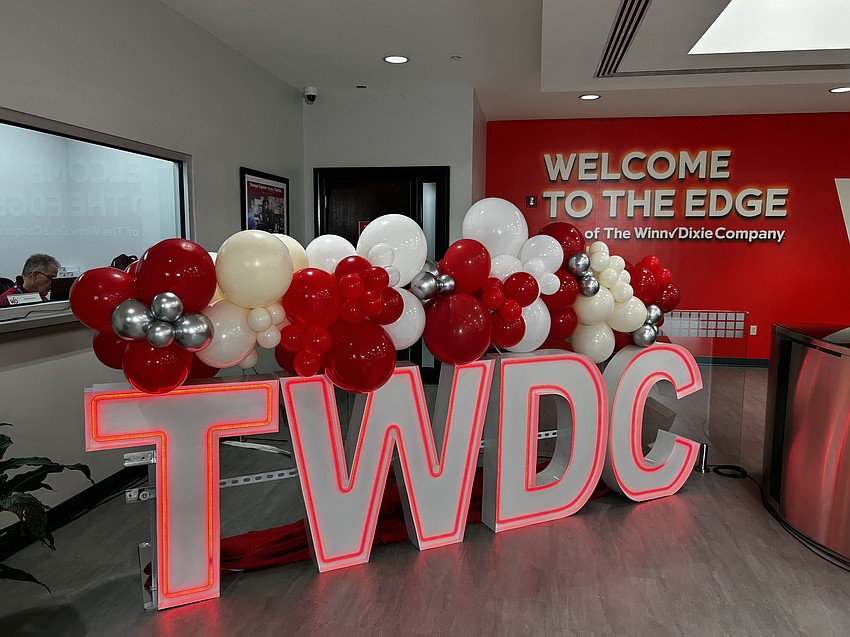 During a May 19 event at The Winn-Dixie Company LLC’s headquarters at 5050 Edgewood Court, Chairman and CEO Anthony Hucker said Winn-Dixie was “honored to call Jacksonville home” and thanked city leaders for their work on a $12 million incentive package to keep the company rooted in the city. During a May 19 event at The Winn-Dixie Company LLC’s headquarters at 5050 Edgewood Court, Chairman and CEO Anthony Hucker said Winn-Dixie was “honored to call Jacksonville home” and thanked city leaders for their work on a $12 million incentive package to keep the company rooted in the city.