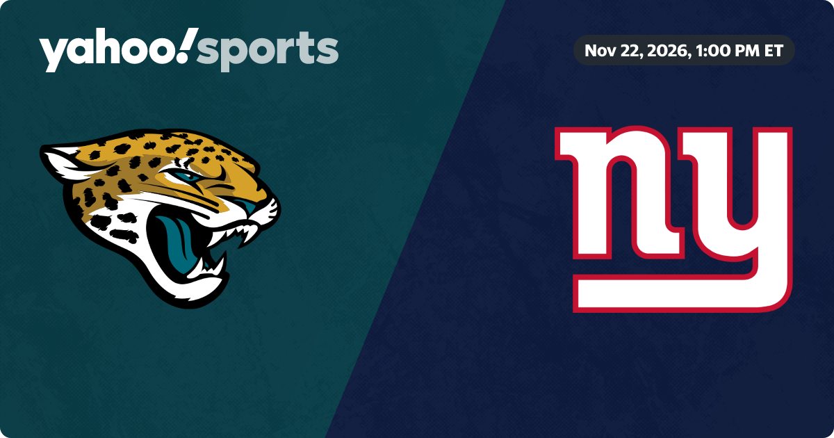 Jacksonville Jaguars @ New York Giants: Live game updates, stats, play-by-play