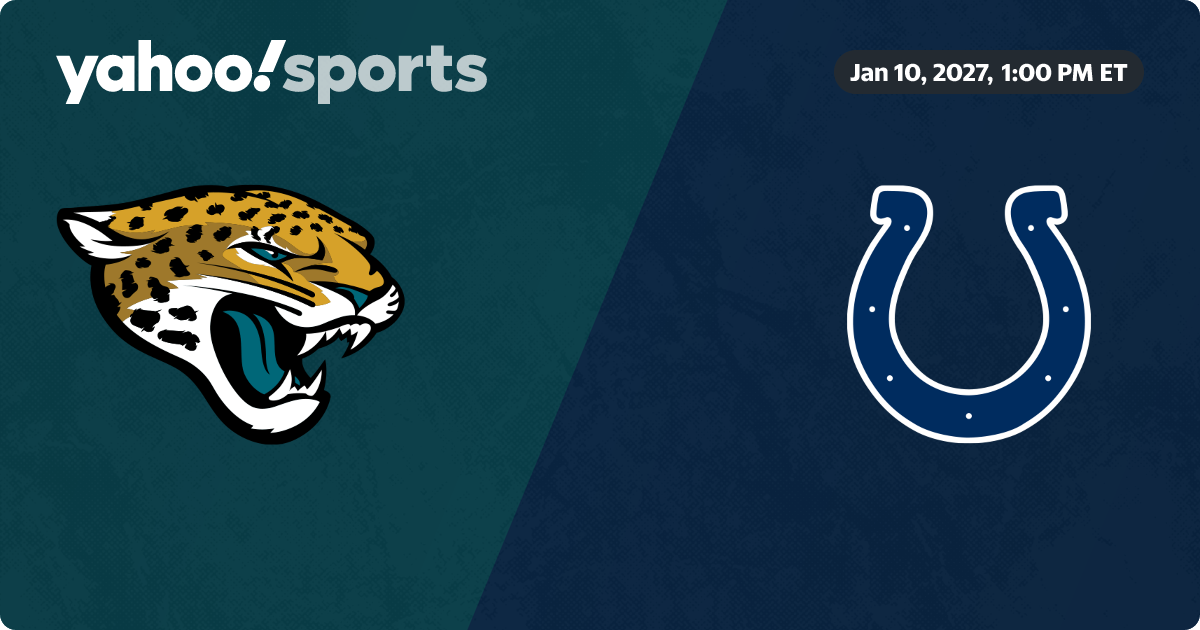 Jacksonville Jaguars @ Indianapolis Colts: Live game updates, stats, play-by-play