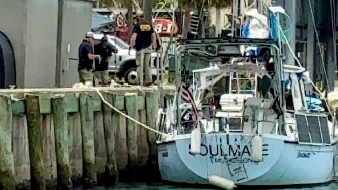 Investigators search Brian Hooker’s boat as probe intensifies into wife's disappearance investigators search brian hooker’s boat as probe intensifies into wife's disappearance