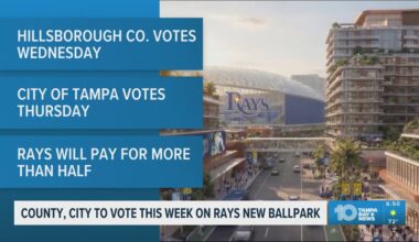 Hillsborough County and the City of Tampa to vote this week on new Rays Ballpark