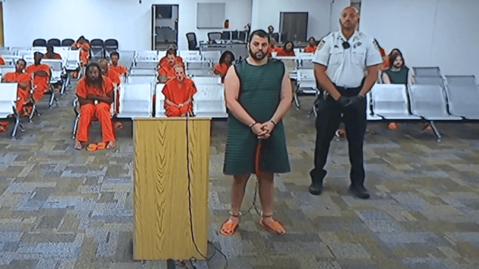 {p}Hisham Abugharbieh, charged with two counts of first‑degree premeditated murder in the deaths of two USF doctoral students, according to the Hillsborough County Sheriff’s Office. (HCSO) {/p}