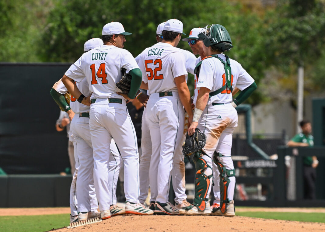 Miami defense and pitching falters, lose 22-10 to rival Gators