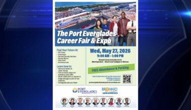 Port Everglades Career Fair & Expo expected to draw over 1,700 applicants to Broward Convention Center - WSVN 7News | Miami News, Weather, Sports