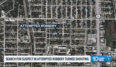 The Sarasota Police Department is searching for a suspect in an attempted robbery
