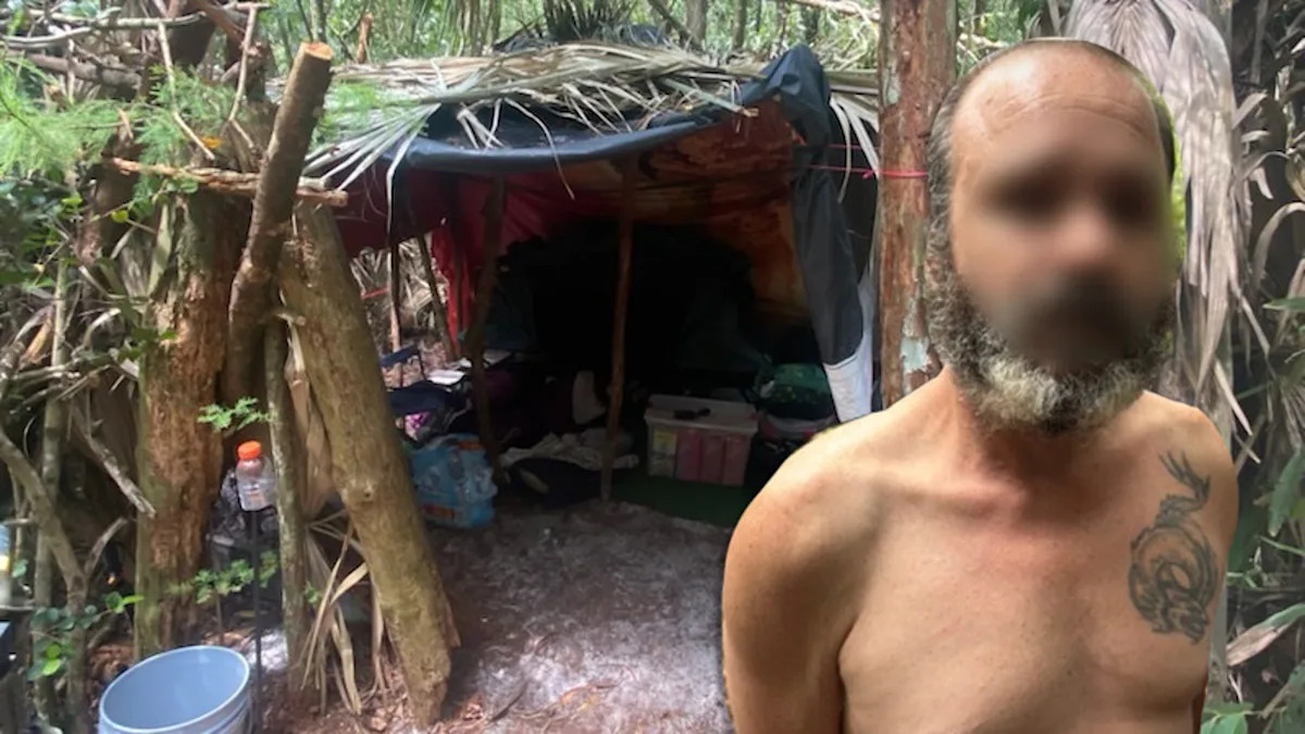 PA sex offender arrested in Florida, found living in makeshift hut in the woods
