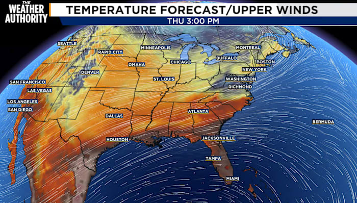 Record temperatures possible this week as rain chances increase