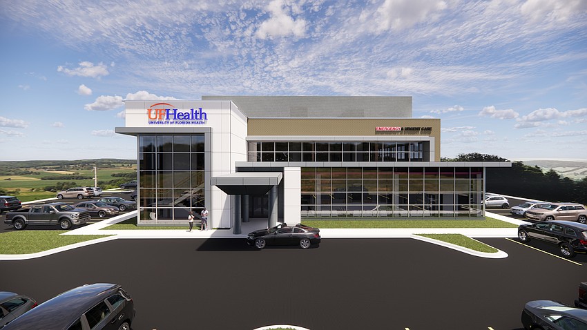 A rendering of the University of Florida Health Emergency and Urgent Care – Intracoastal being constructed at 13679 Atlantic Blvd. A rendering of the University of Florida Health Emergency and Urgent Care – Intracoastal being constructed at 13679 Atlantic Blvd.
