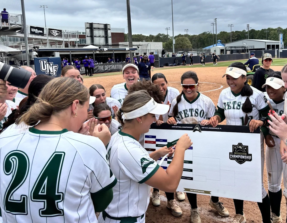Stetson softball opens 2026 NCAA Tournament Tallahassee Regional vs. FSU