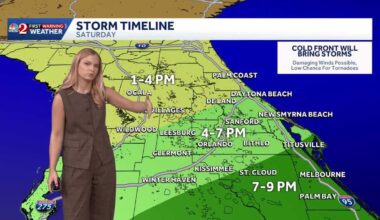 A toasty day with storms forecasted across Central Florida today. Forecast video 5/2