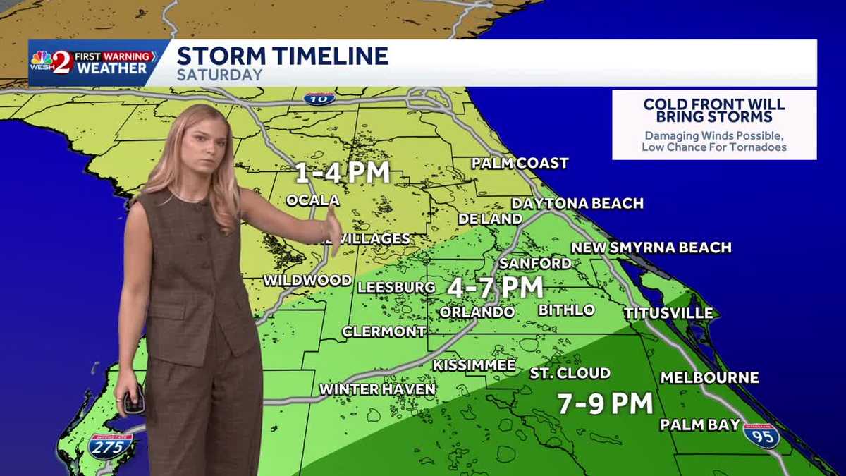 A toasty day with storms forecasted across Central Florida today. Forecast video 5/2