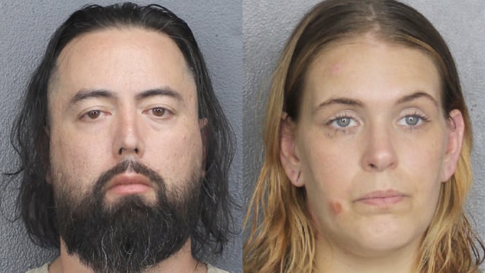 Pompano Beach couple jailed after young daughter tests positive for cocaine, deputies say
