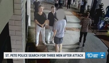 Police searching for 3 men after 'brutal attack' in St. Pete
