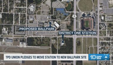 The Tampa Police Benevolent Association to move station to new Rays ballpark site