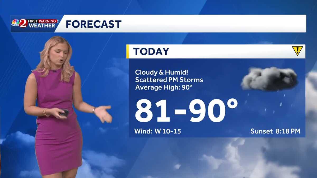 Tracking who may see showers and thunderstorms this afternoon in Central Florida