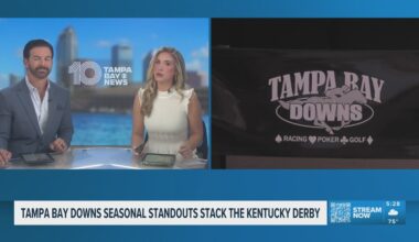 The Kentucky Derby has some horses from Tampa Bay Downs in the race