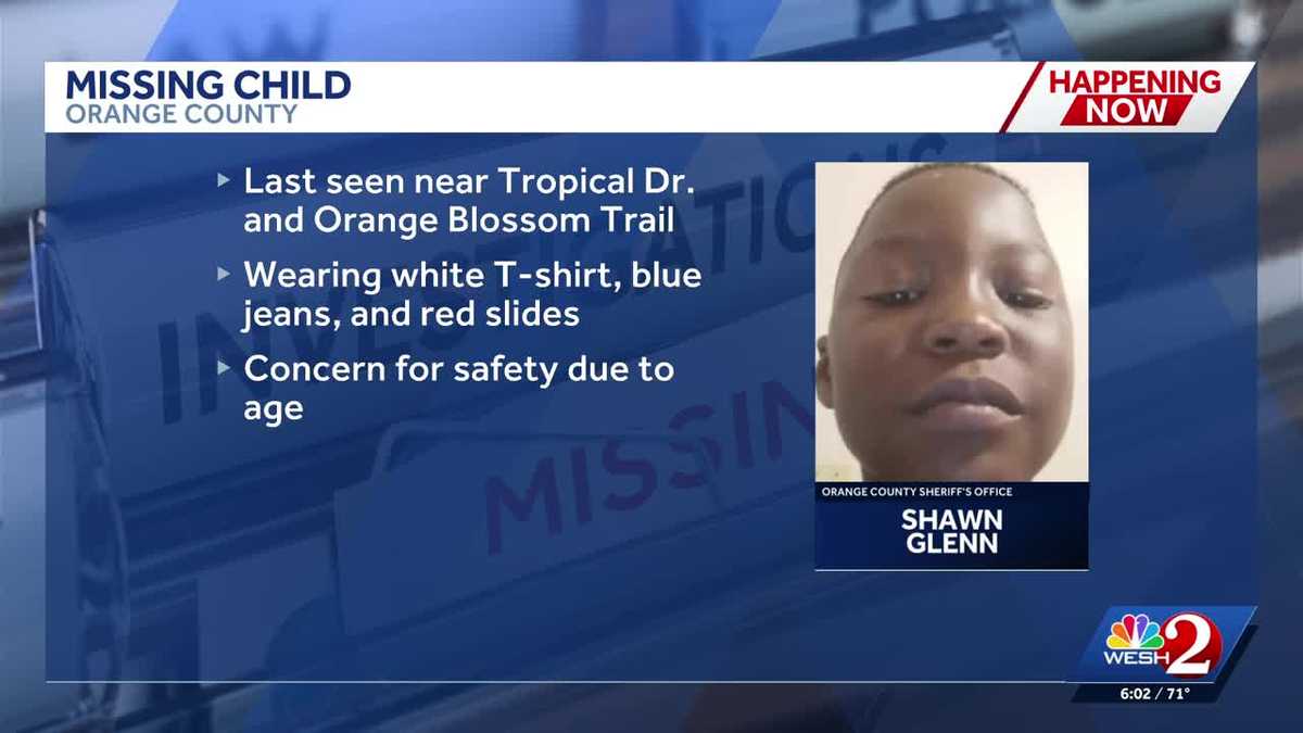 Orange County deputies seek help finding missing 12-year-old boy