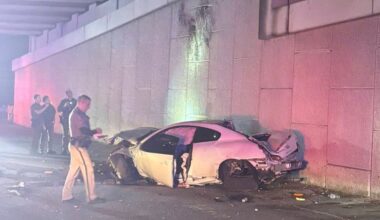 3 hospitalized after car plummets nearly 30 feet off side of Florida overpass
