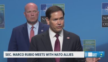 Secretary of State Marco Rubio meets with NATO allies