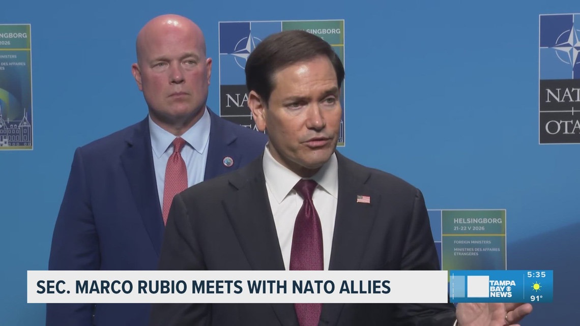 Secretary of State Marco Rubio meets with NATO allies