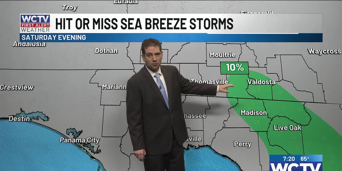 A summer-like weekend is ahead for Tallahassee, the Big Bend and South Georgia😎🌡️