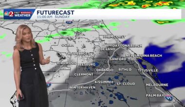 Shower and storm chances ahead of Mother's Day plans in Central Florida