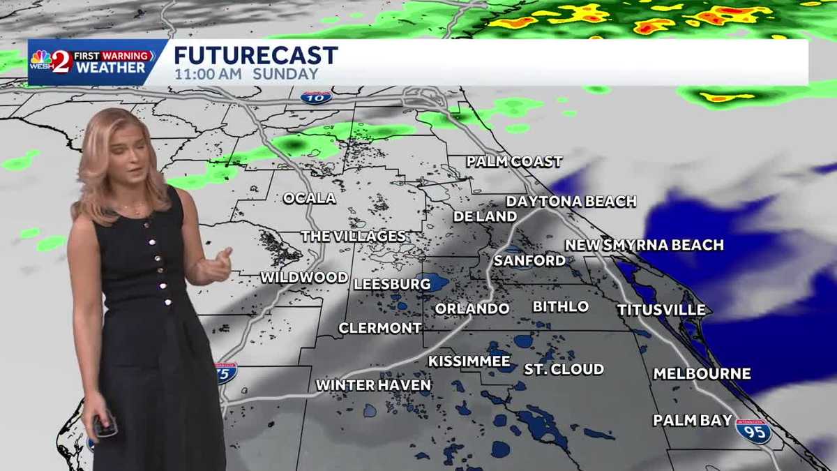 Shower and storm chances ahead of Mother's Day plans in Central Florida