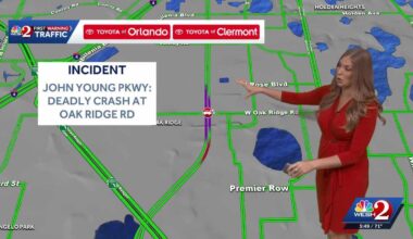 Deadly crash shuts down stretch of John Young Parkway in Orlando