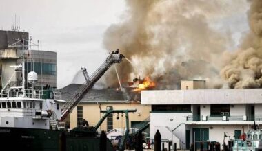 Fire breaks out in a lab building on a University of South Florida campus