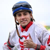 Headshot of jockey Samuel Marin. Photo by ©SV Photography.