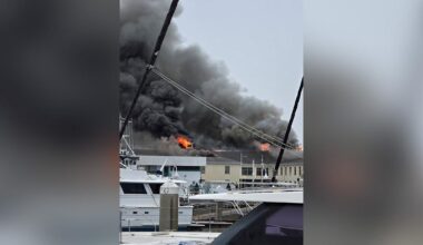 Crews battle fire at building on USF St. Pete campus