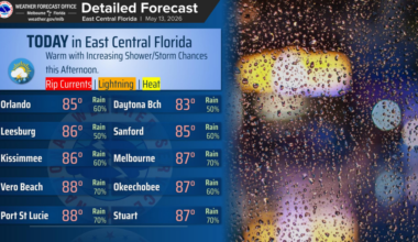 More showers and possible lightning storms in the afternoon – Orlando Sentinel