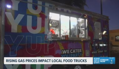 Rising gas prices impacting food trucks in the Tampa Bay area