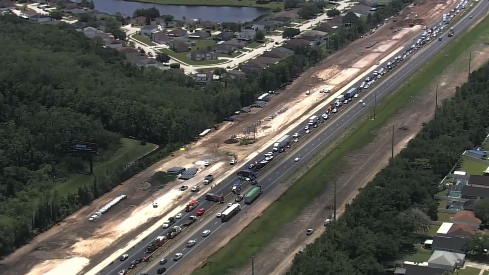 6 vehicles involved in Osceola County crash on Florida's Turnpike